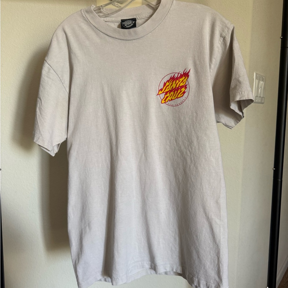 Santa Cruz Skateboards Tan Shirt